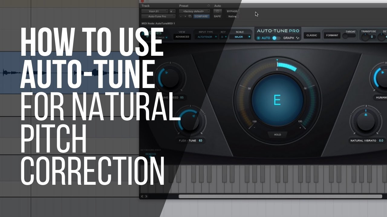 How To Use Auto Tune For Pitch Correction